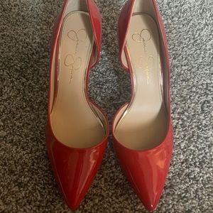 Red Jessica Simpson Heels ❤️